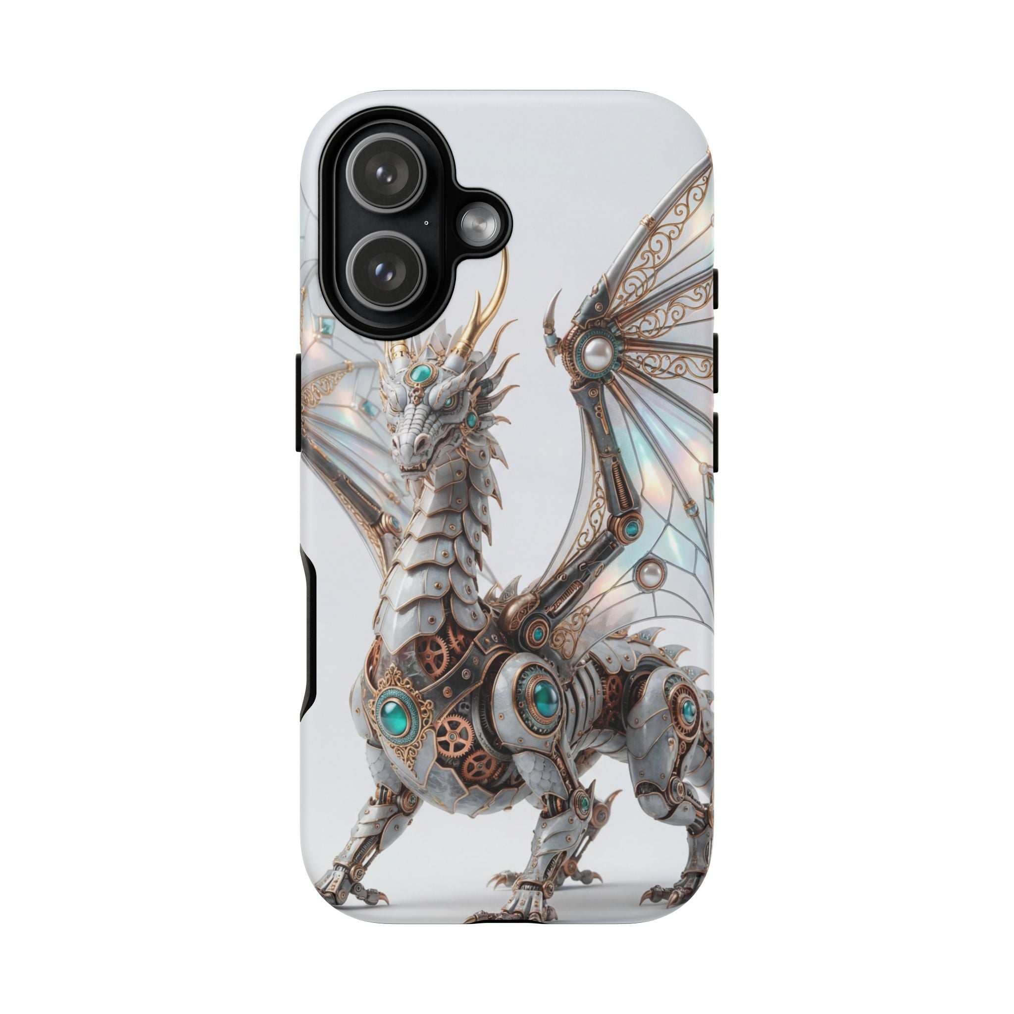 Steampunk Mechanical Dragon iPhone Case — Fantasy Armor Protective Cover