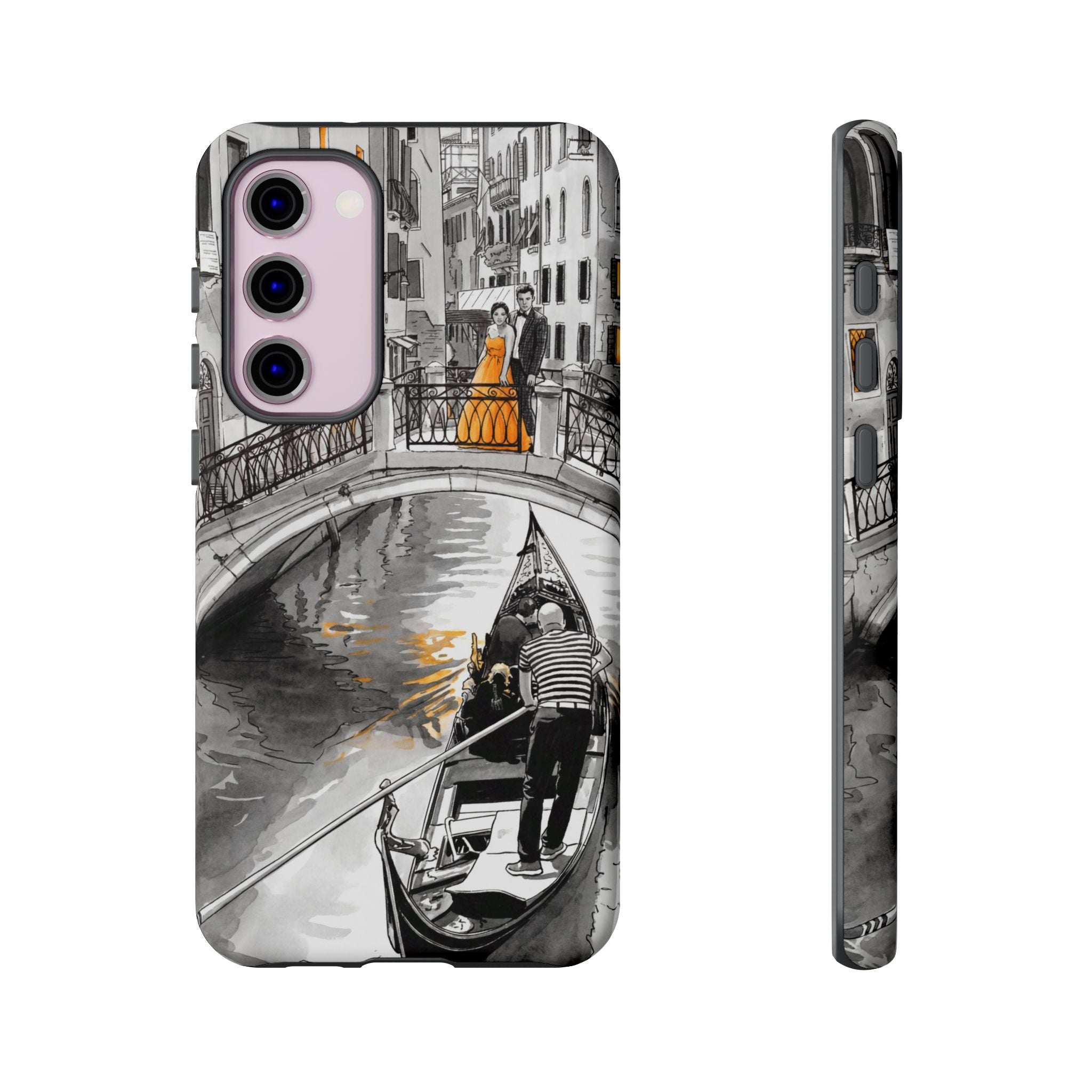 Venice Gondola Samsung Galaxy Case | Romantic Canal Scene Protective Case