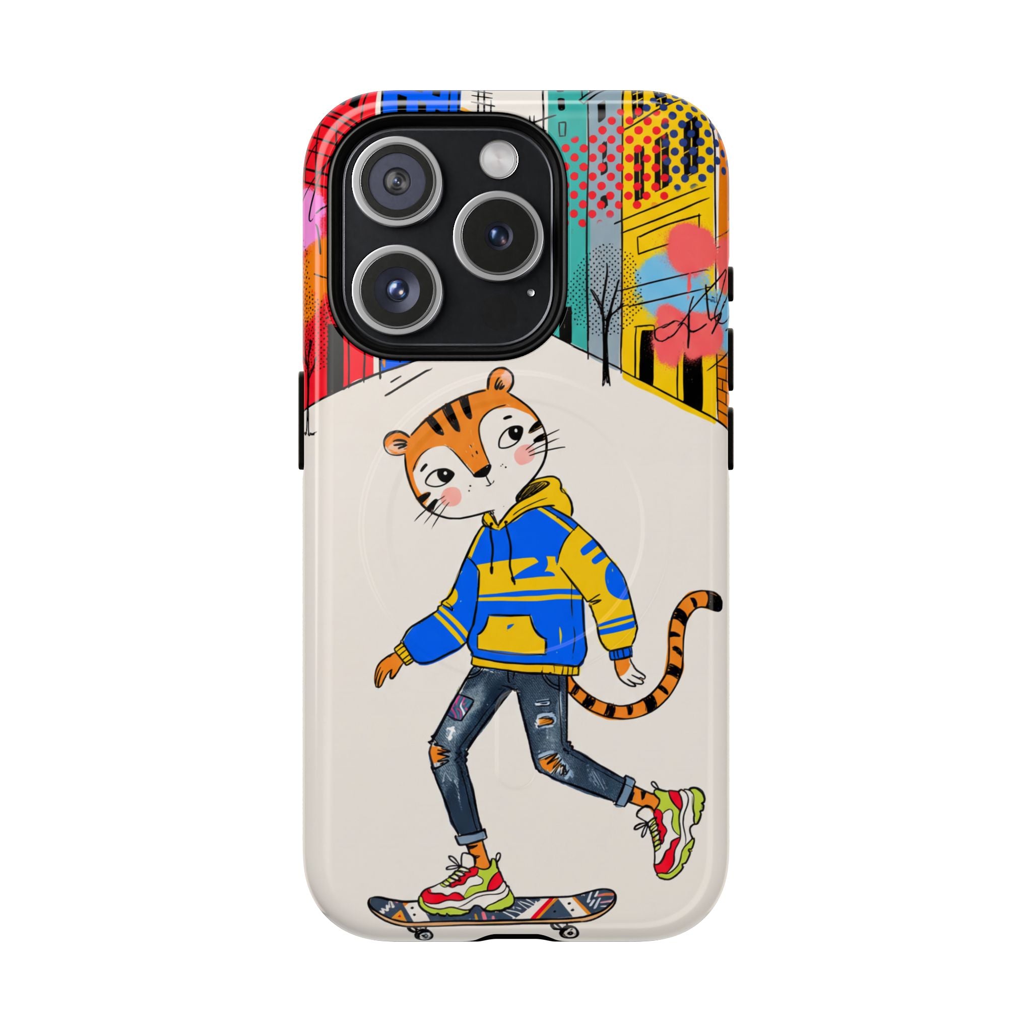 Skater Tiger MagSafe iPhone Case