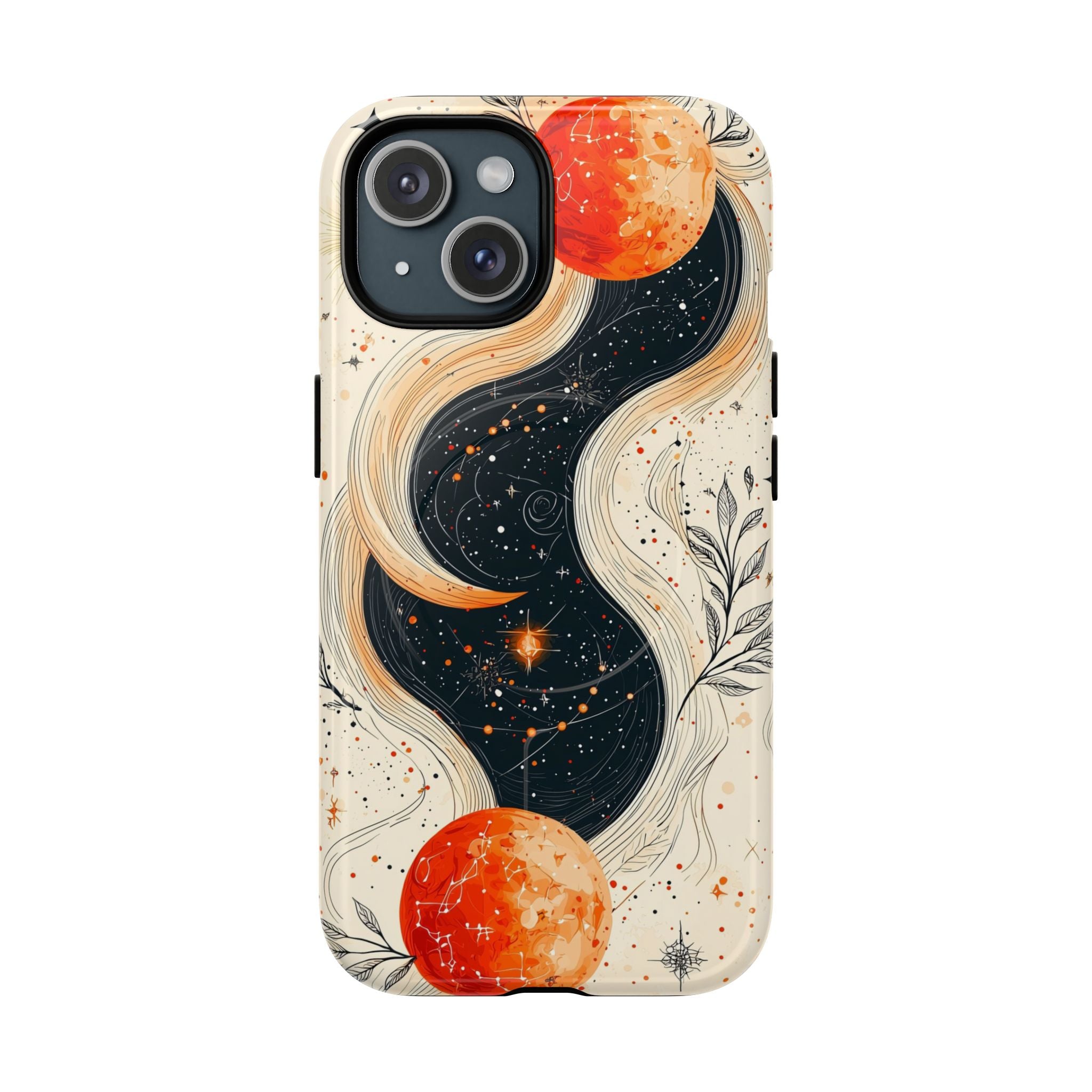 Custodia Astrology Galaxy MagSafe per iPhone | Red Moon Celestial