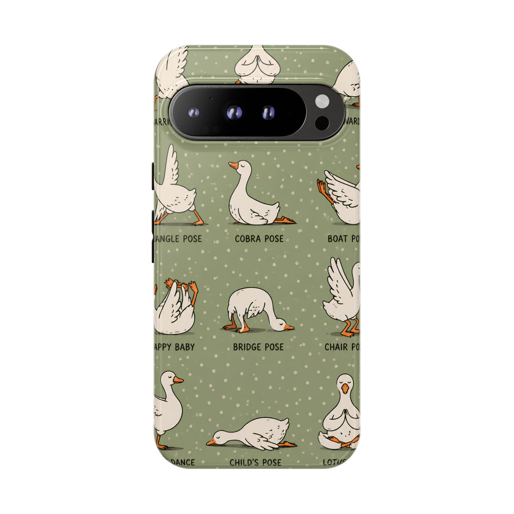 Yoga Goose Google Pixel Phone Case | Funny Goose Yoga Cover