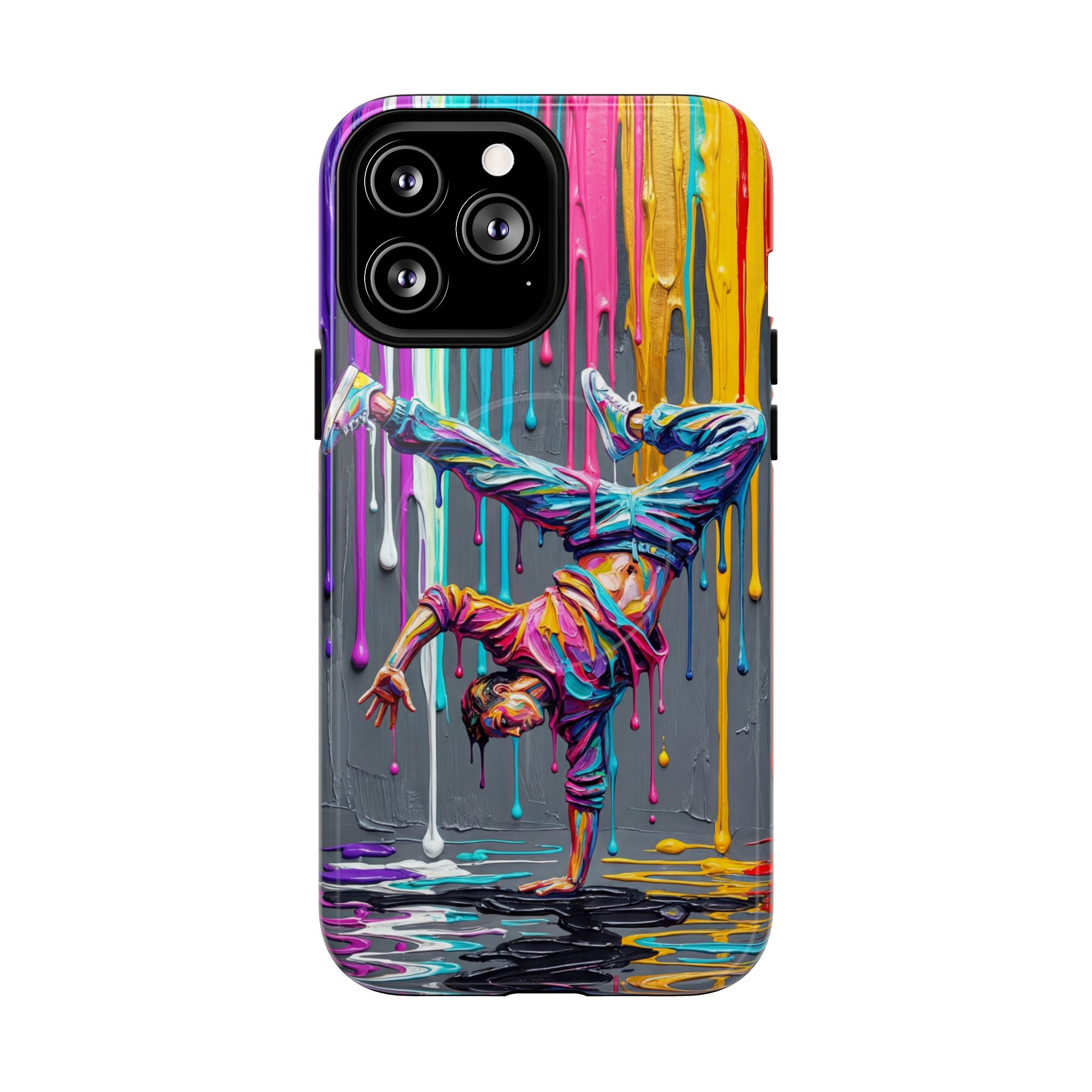 Colorful Breakdancer Graffiti Tough MagSafe Phone Case