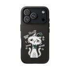 Cover per telefono Gatto Carino Confuso — Custodia protettiva con grafica "Hmm??"