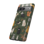 Woodland Animals Phone Case | Forest Creature Art Cover