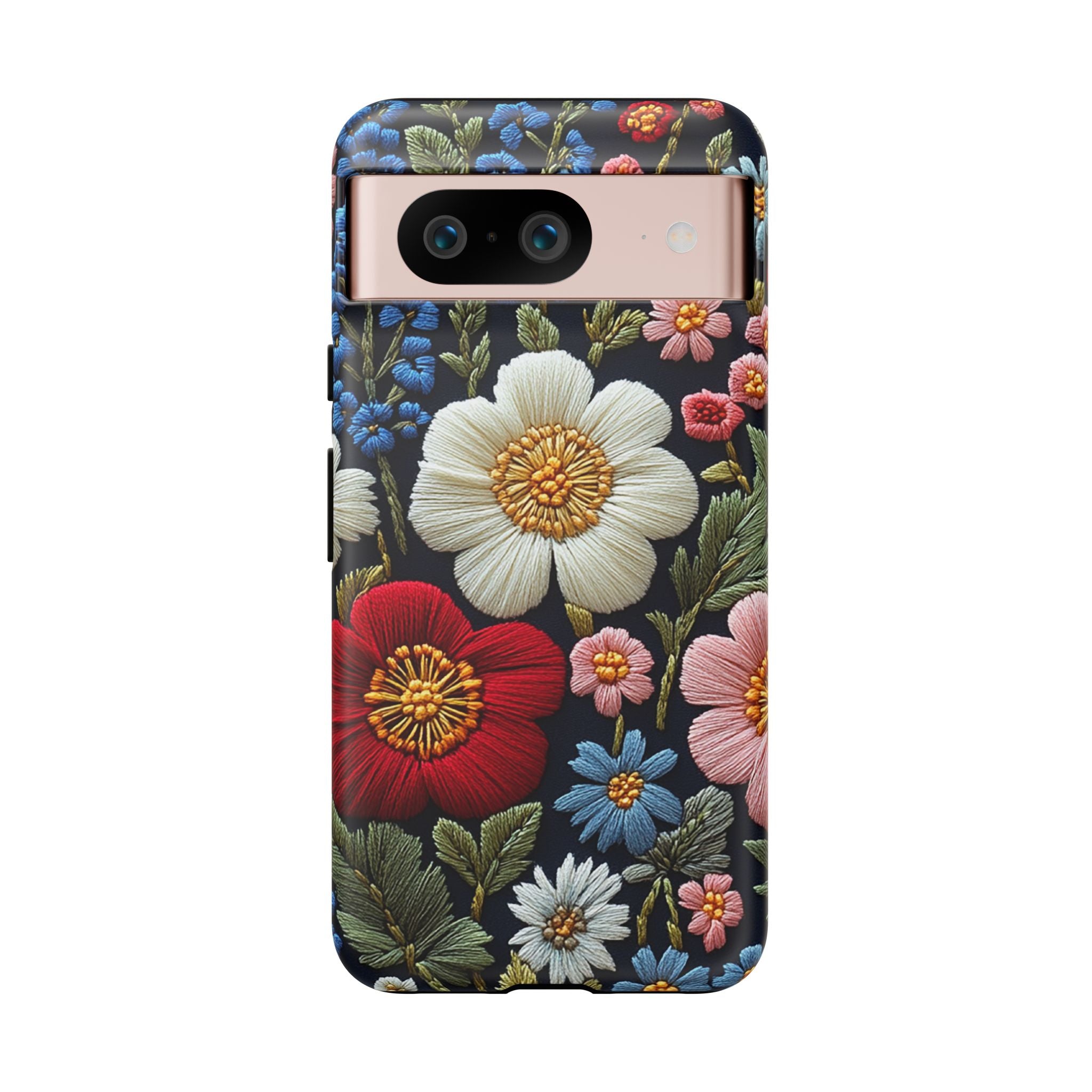 Floral Embroidered Garden Google Pixel Case