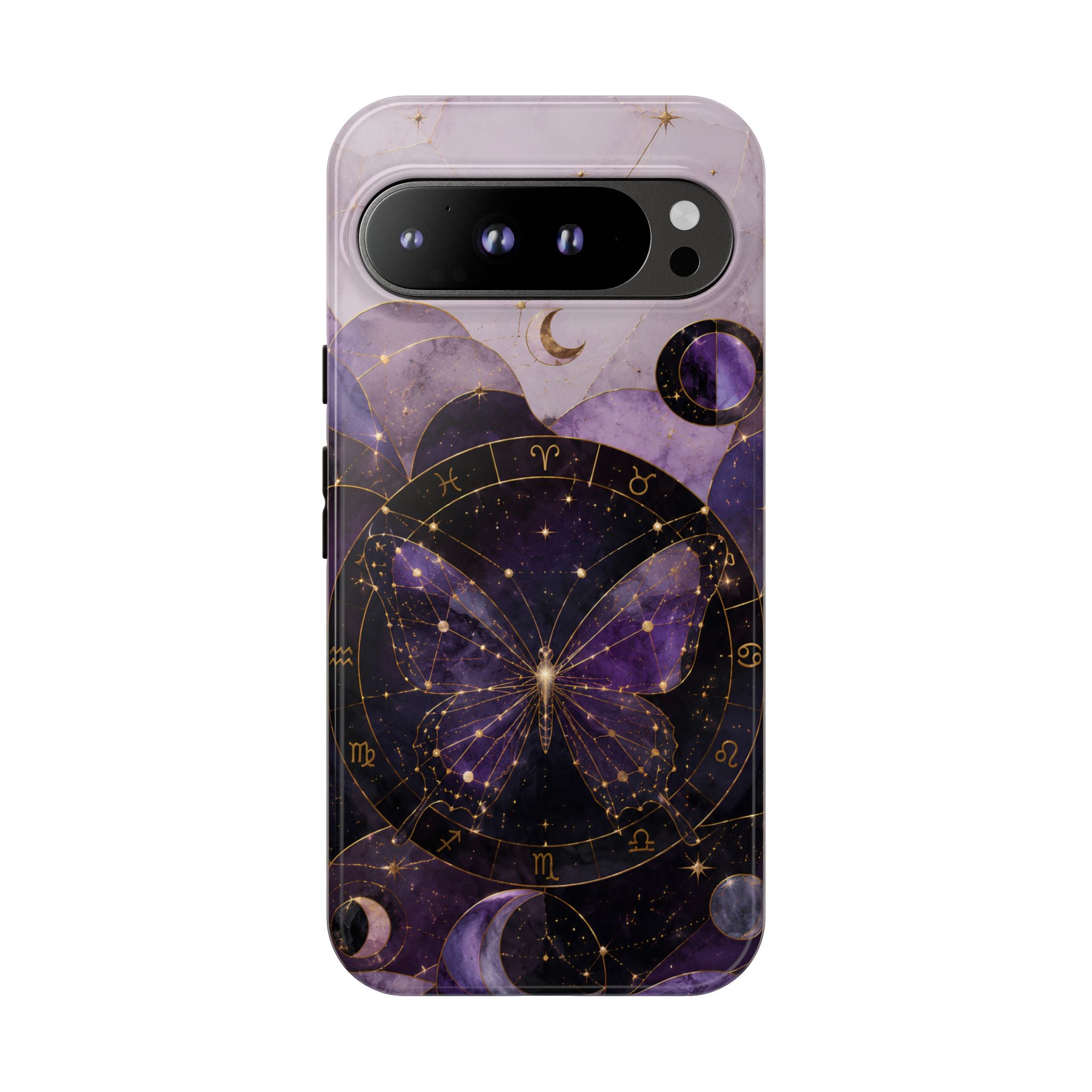 Celestial Butterfly Google Pixel Phone Case | Zodiac Moon Phase Phone Case