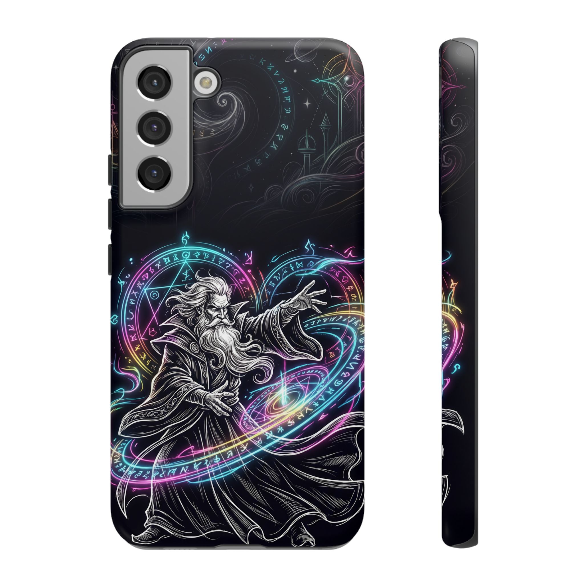 Neon Spell Art Wizard Magic Samsung Galaxy Phone Case