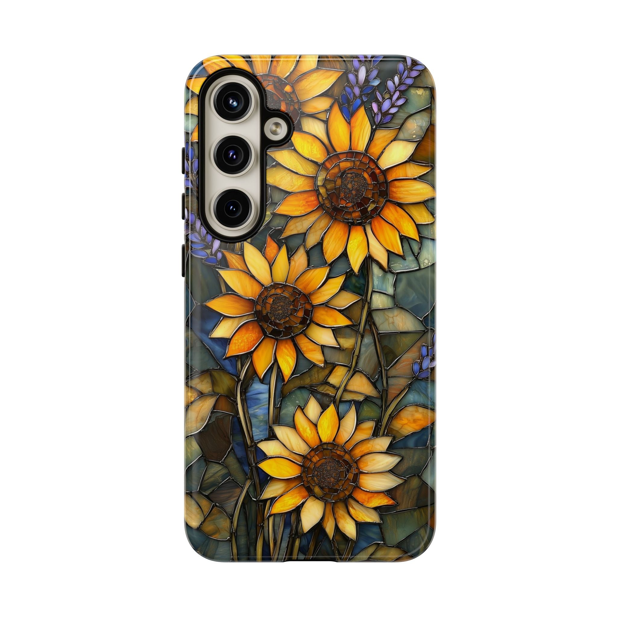 Sunflower Stained Glass Samsung Galaxy Case