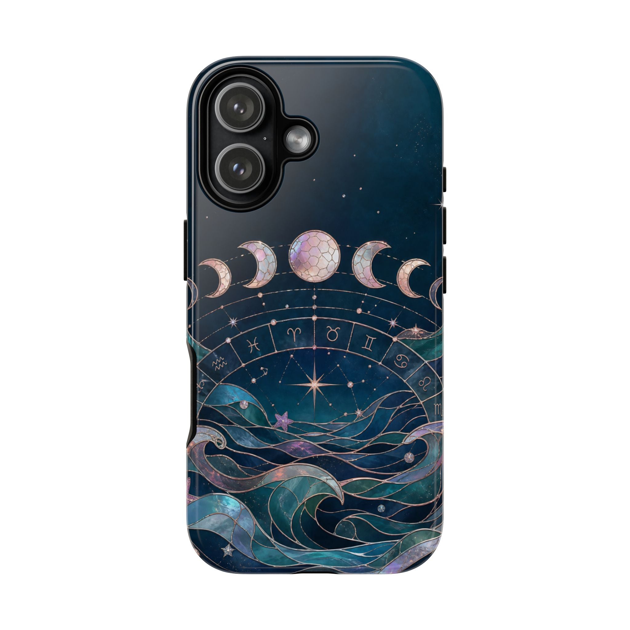Celestial Zodiac Wheel iPhone Case | Moon Phase iPhone Case
