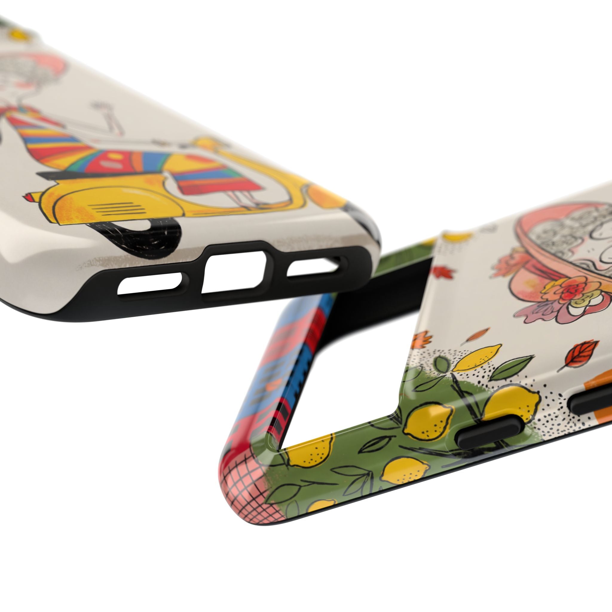 Vintage Scooter Granny Google Pixel Phone Case | Colourful Retro Elderly Lady Design