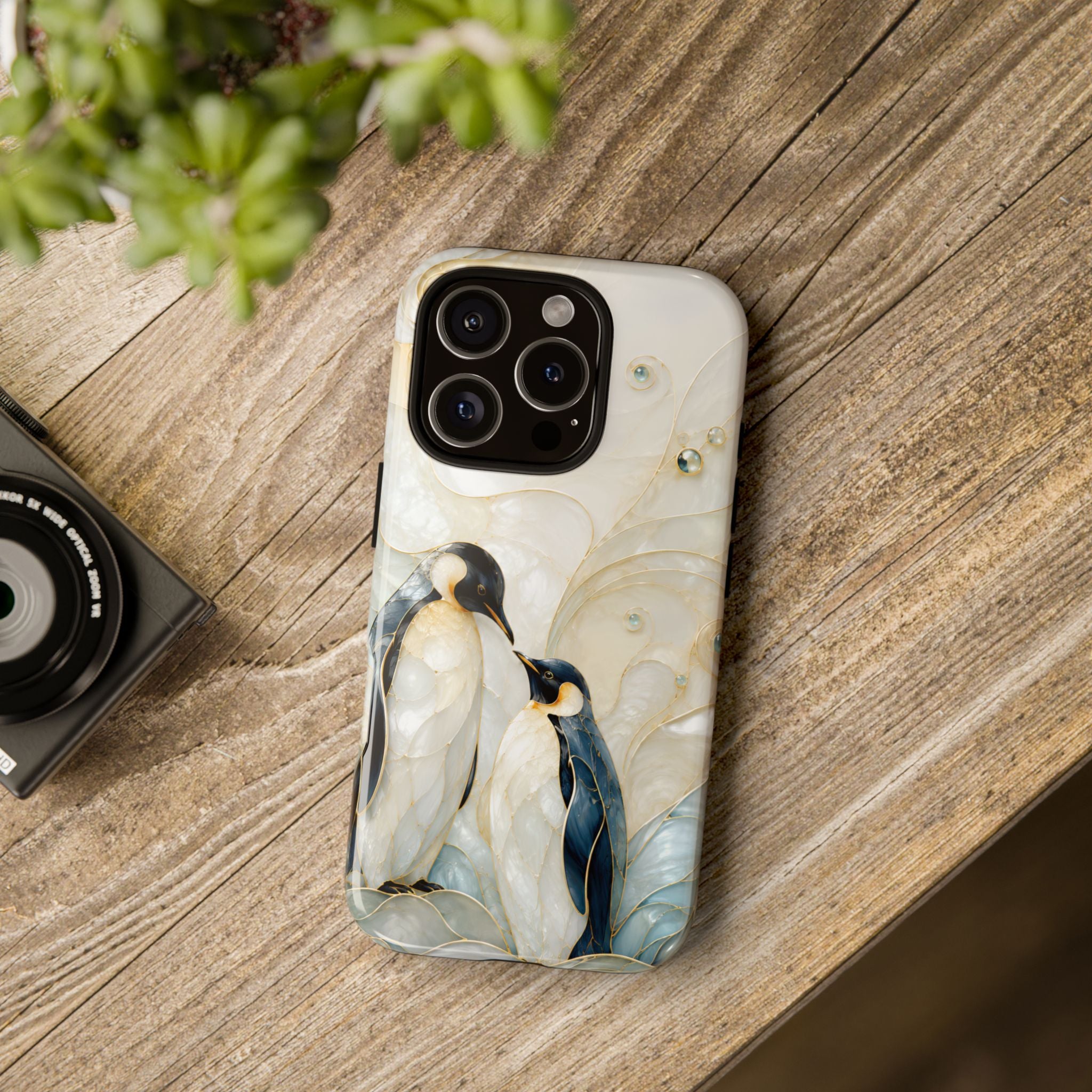 Penguin iPhone Case | Cute Penguin Couple Phone Case