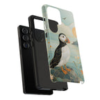 Puffin Coastal Samsung Galaxy Phone Case | Seaside Bird Art Phone Case