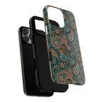 Batik Vibrant Paisley Protective Tough iPhone Case