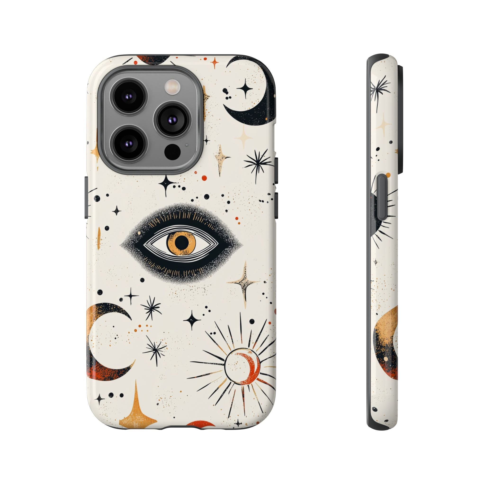 Mystic Eye iPhone Case | Celestial Moon & Star