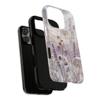 Stained Glass Wildflower iPhone Case | Floral Meadow iPhone Case