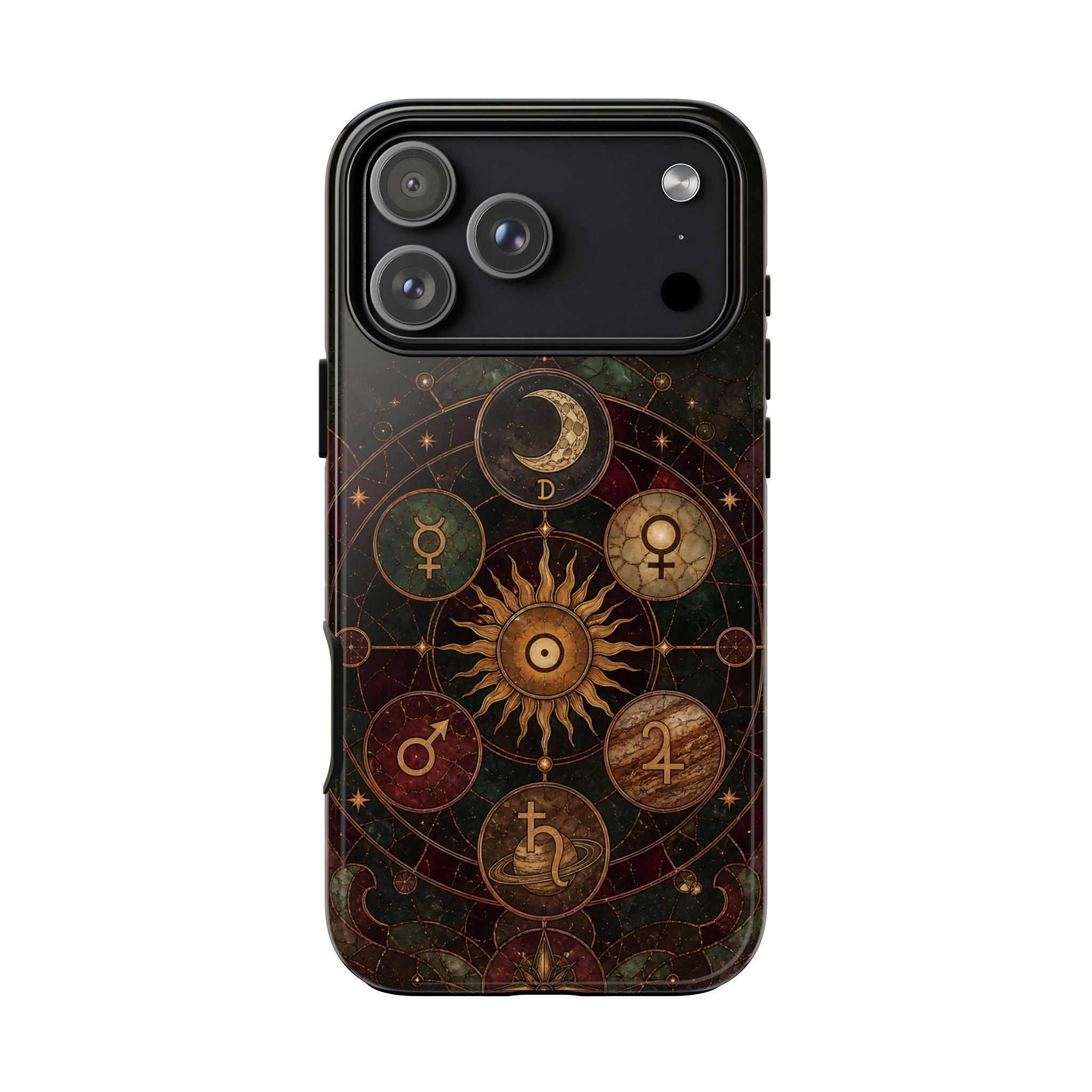 Antique Astrology iPhone Case | Celestial Chart iPhone Case
