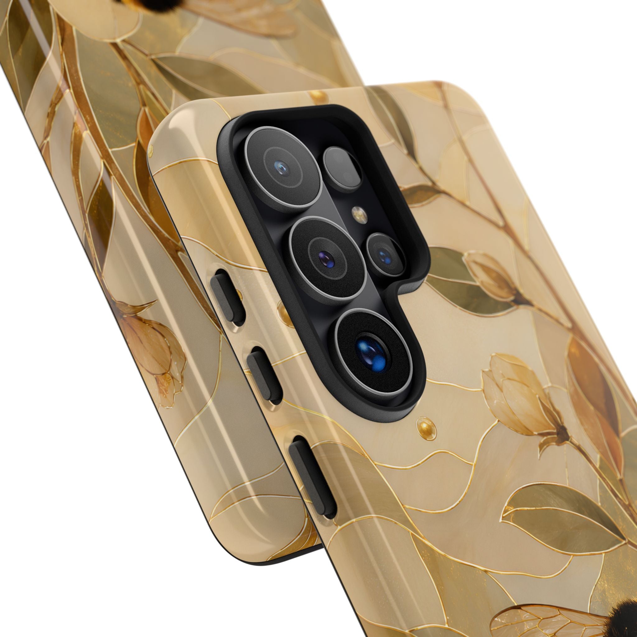 Bumblebee Samsung Galaxy Phone Case | Bee Floral Phone Case