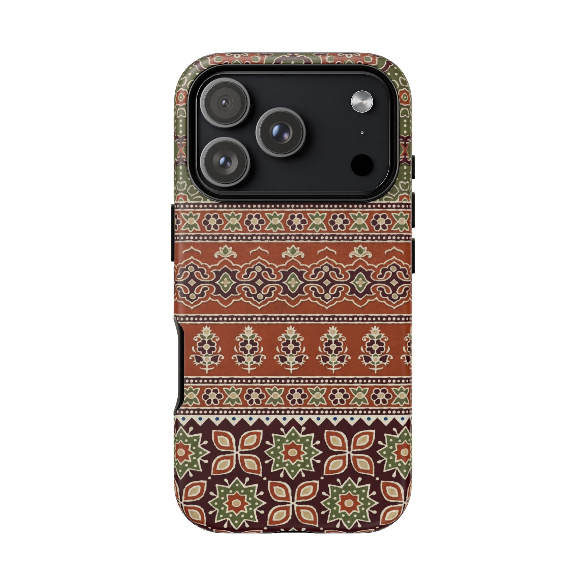 Batik Floral Protective iPhone Case