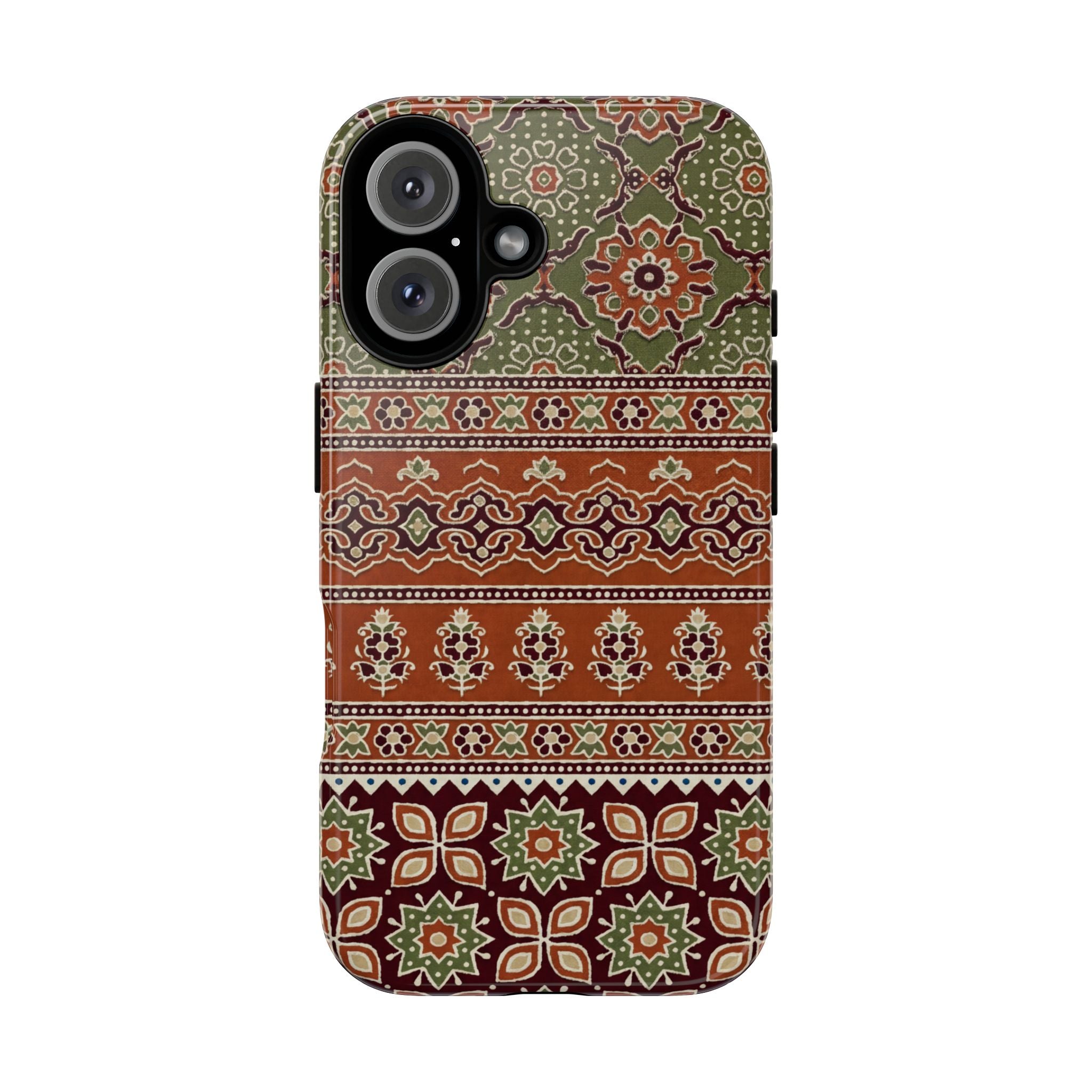 Batik Floral Protective iPhone Case