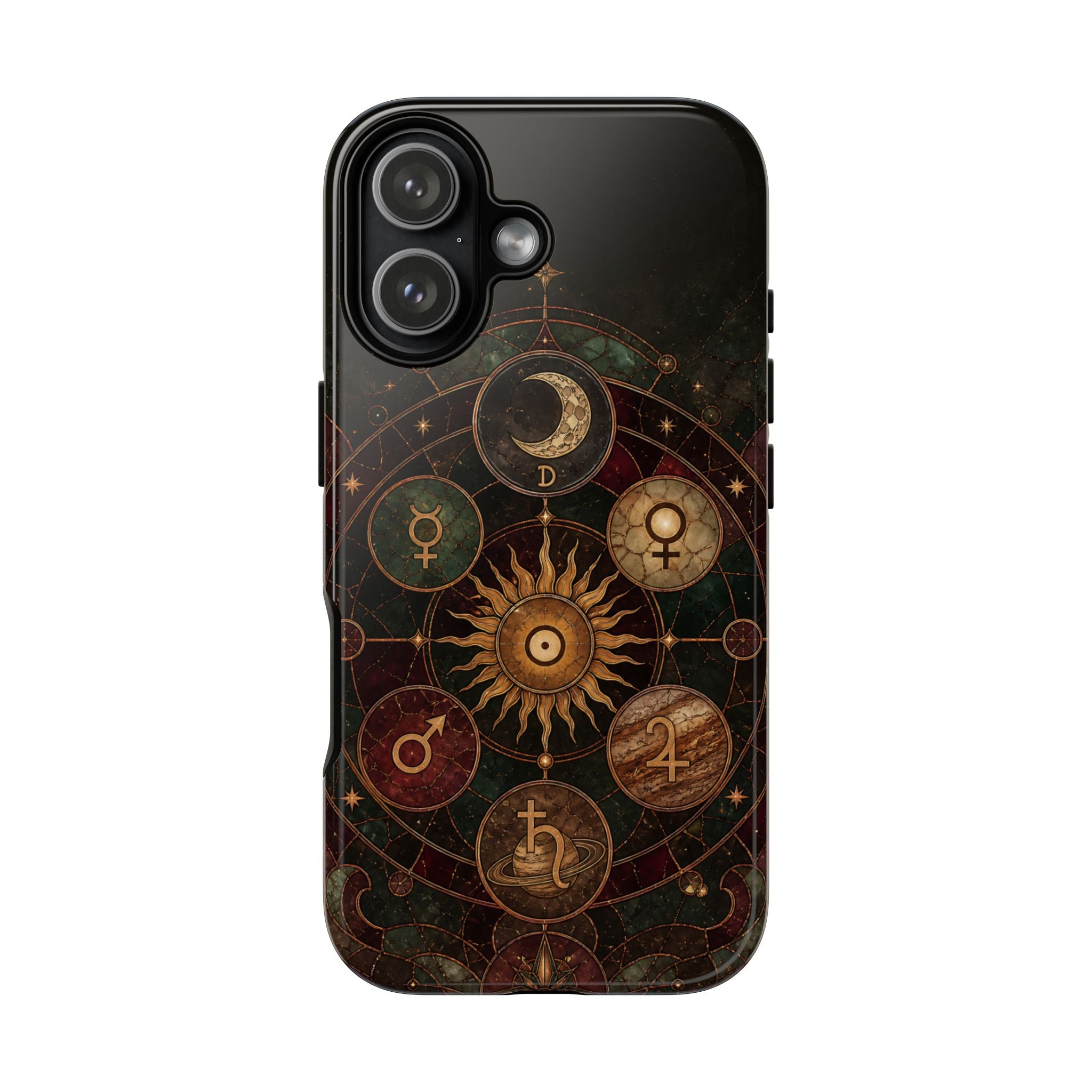 Antique Astrology iPhone Case | Celestial Chart iPhone Case