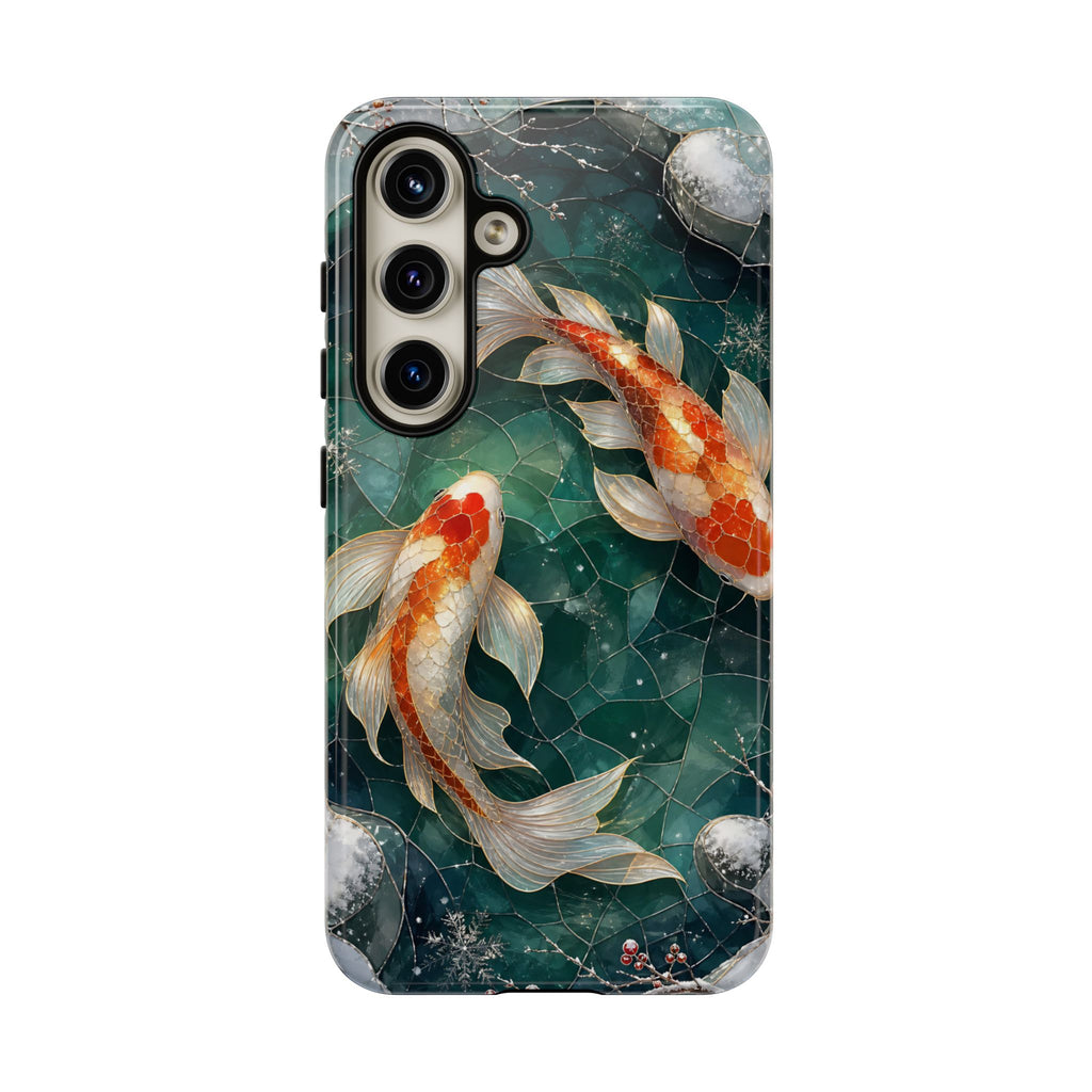 Koi Fish Samsung Galaxy Phone Case | Japanese Pond Phone Case