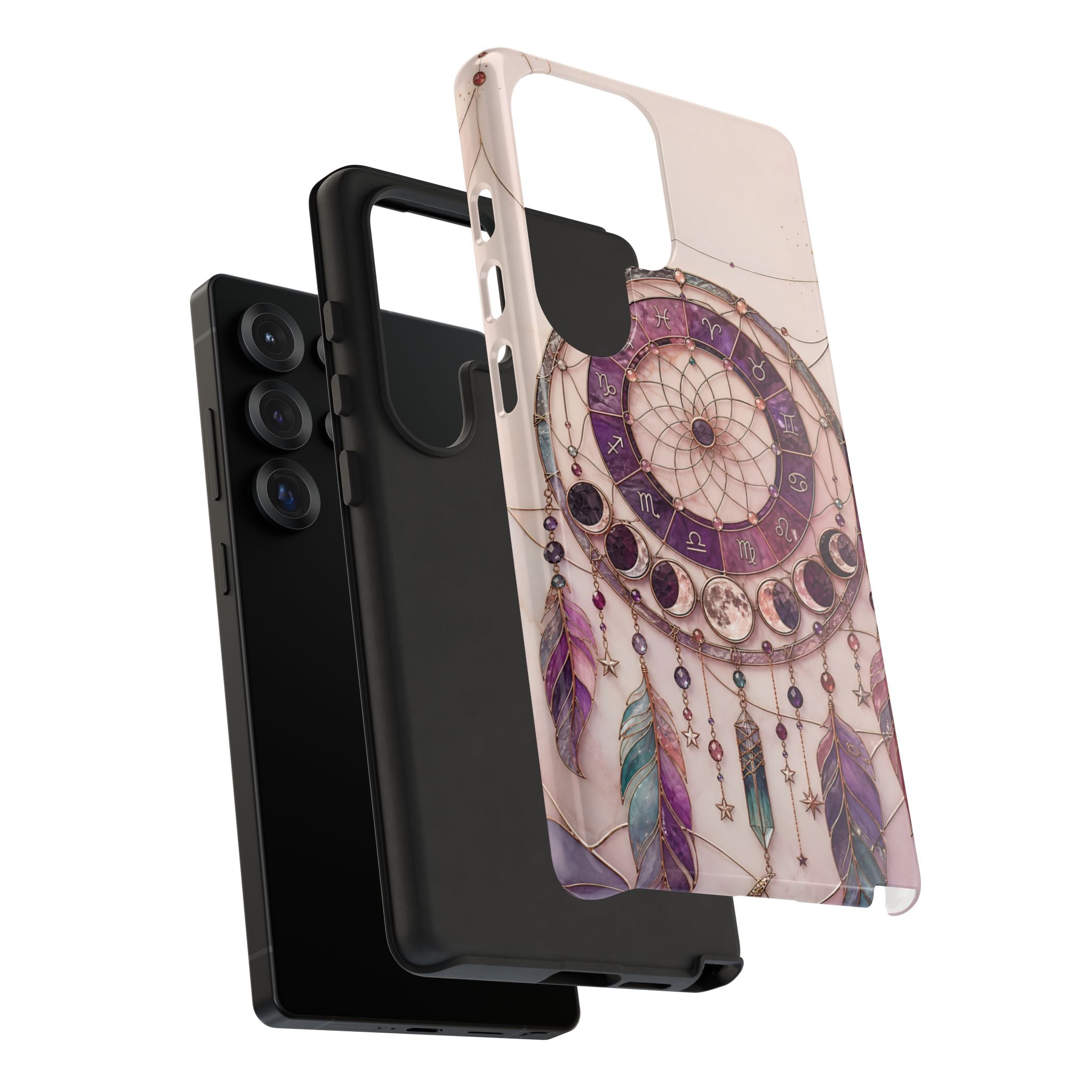 Dreamcatcher Samsung Galaxy Phone Case | Boho Moon Phase Phone Case