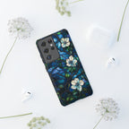 Floral Stained Glass Samsung Galaxy Case – Blue Garden