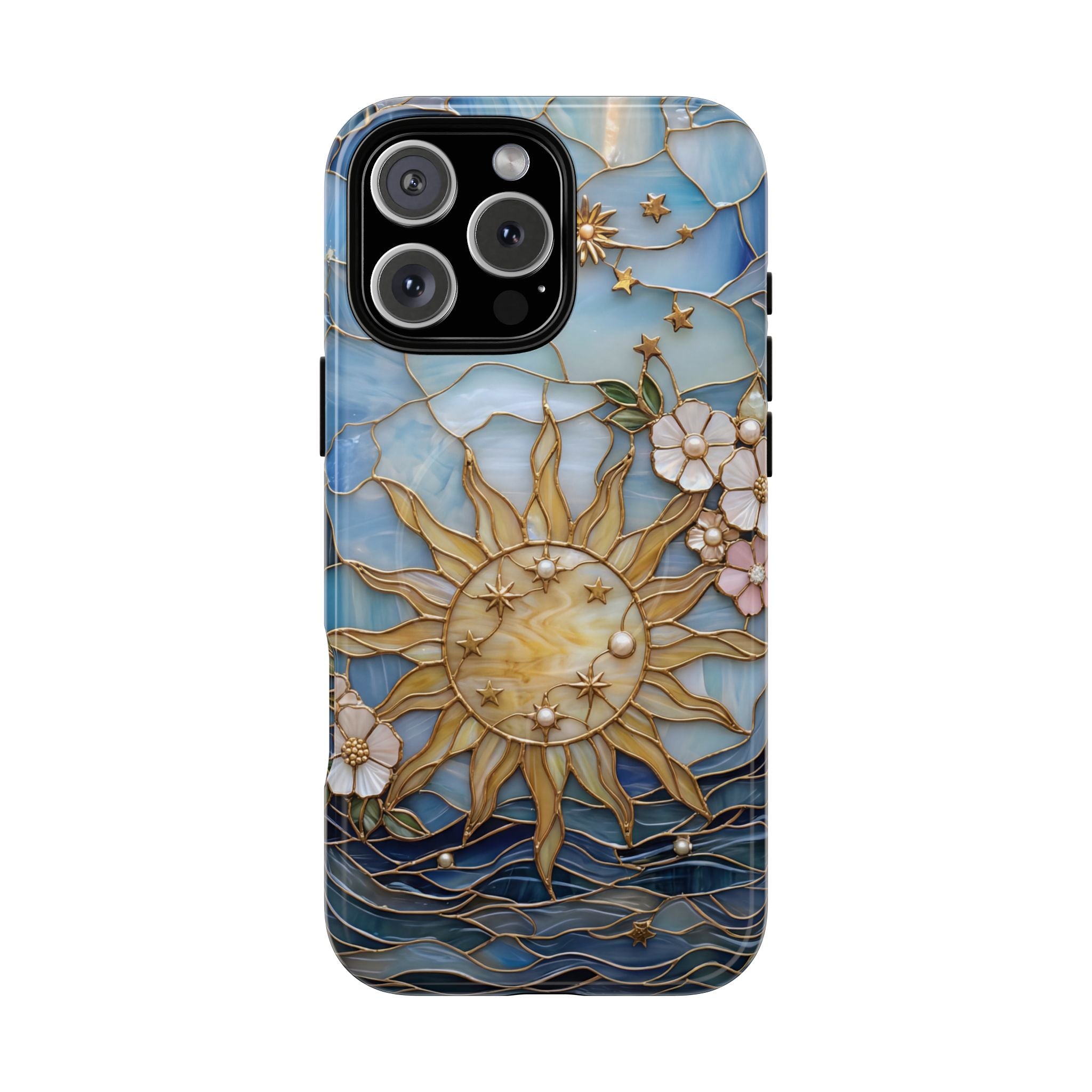 Stained Glass Sun & Sea MagSafe iPhone Case