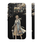 Vintage Chic Samsung Galaxy Phone Case | Stylish Woman Illustration