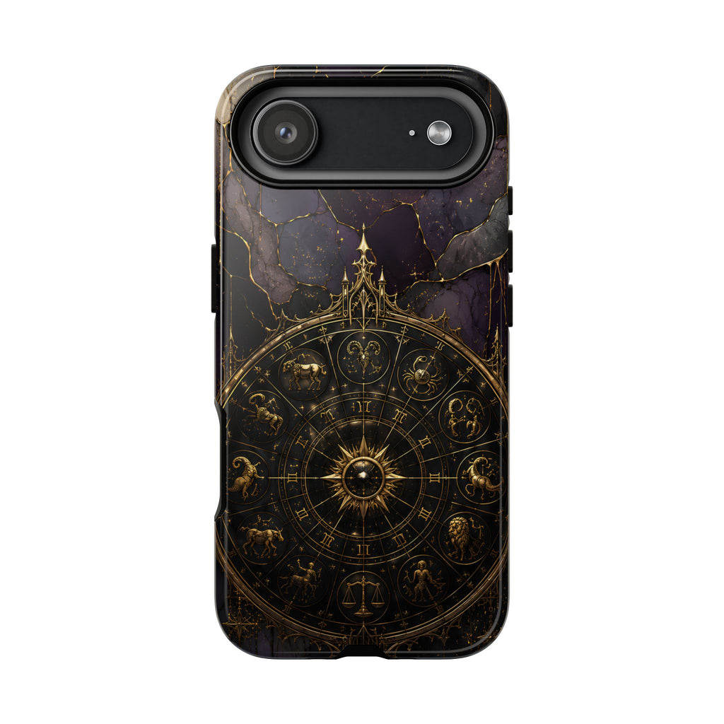 Astrology Wheel iPhone Case | Vintage Zodiac iPhone Case