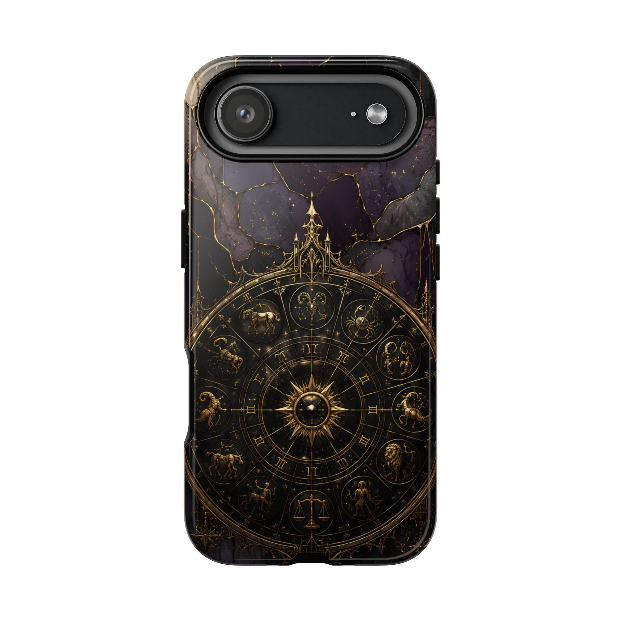 Astrology Wheel iPhone Case | Vintage Zodiac iPhone Case