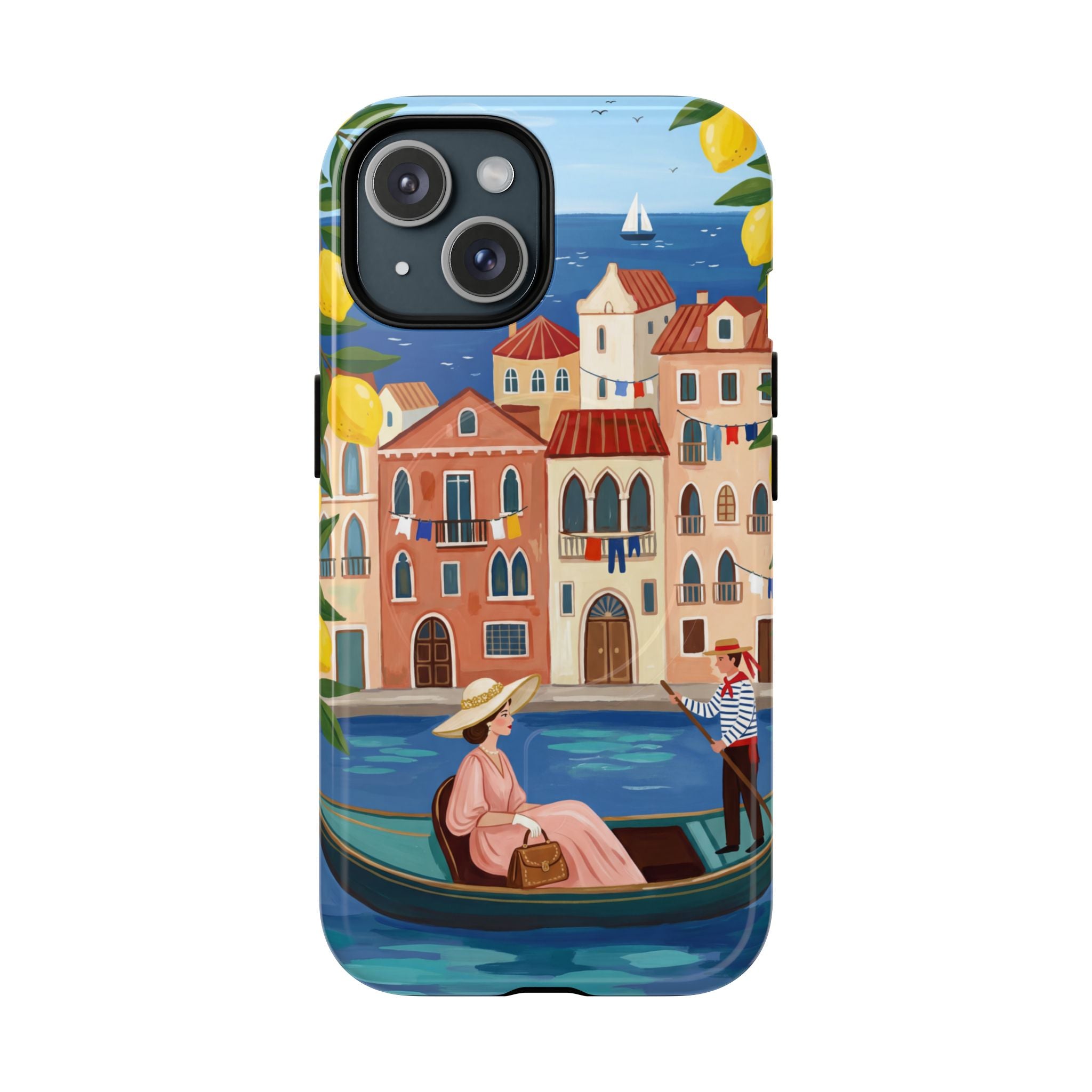 Venetian Gondola MagSafe iPhone Case | Lemon Coast Waterfront Travel