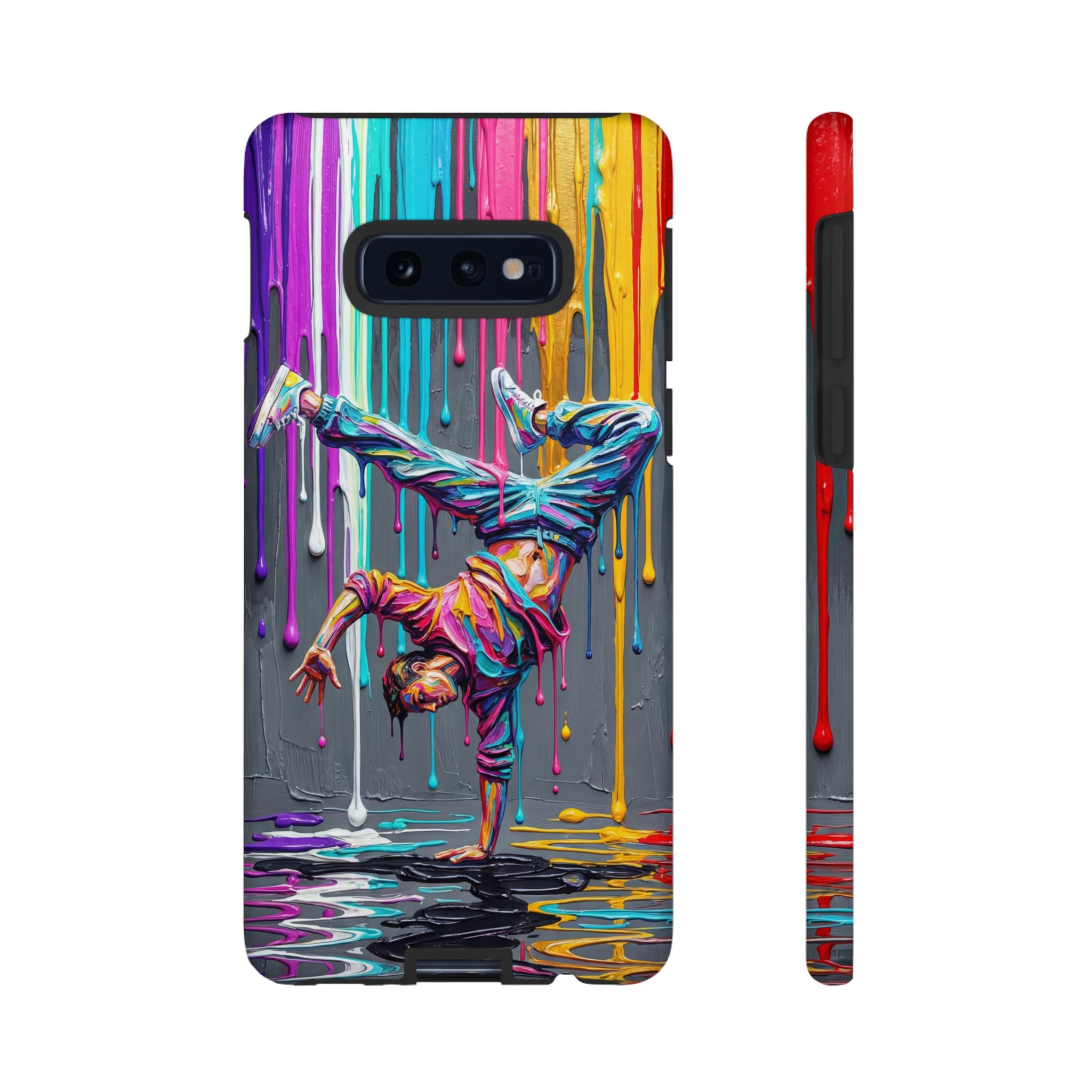 Colorful Breakdancer Graffiti Tough Samsung Galaxy Phone Case