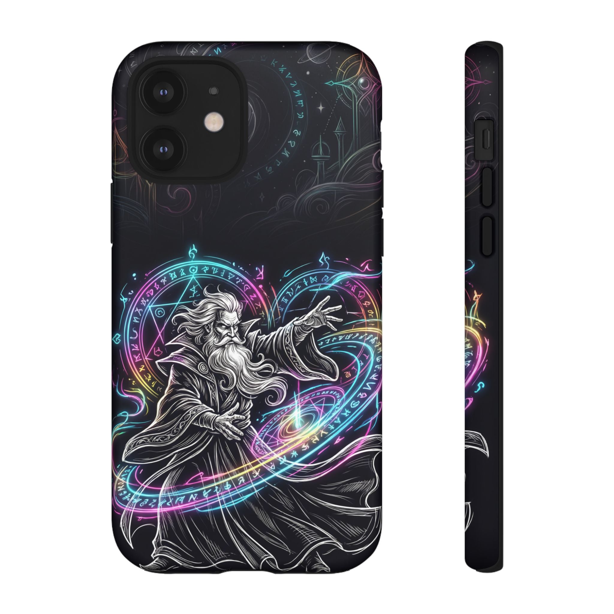 Neon Spell Art Wizard Magic iPhone Case