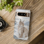 Lynx Google Pixel Phone Case | Winter Mountain Phone Case