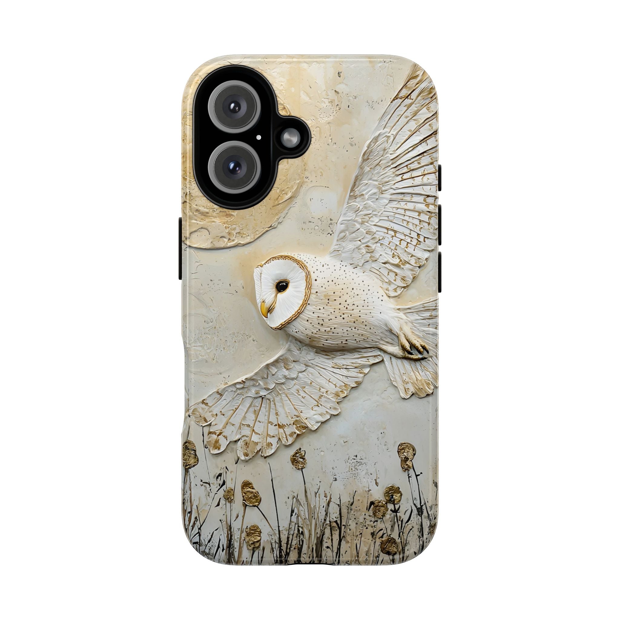 Barn Owl iPhone Case — Elegant Flying Owl Wildlife