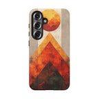 Retro Geometric Sunset Samsung Galaxy Case