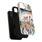 Musical Trio Illustrated MagSafe iPhone Case | Colorful Jazz Band Art Phone Cover