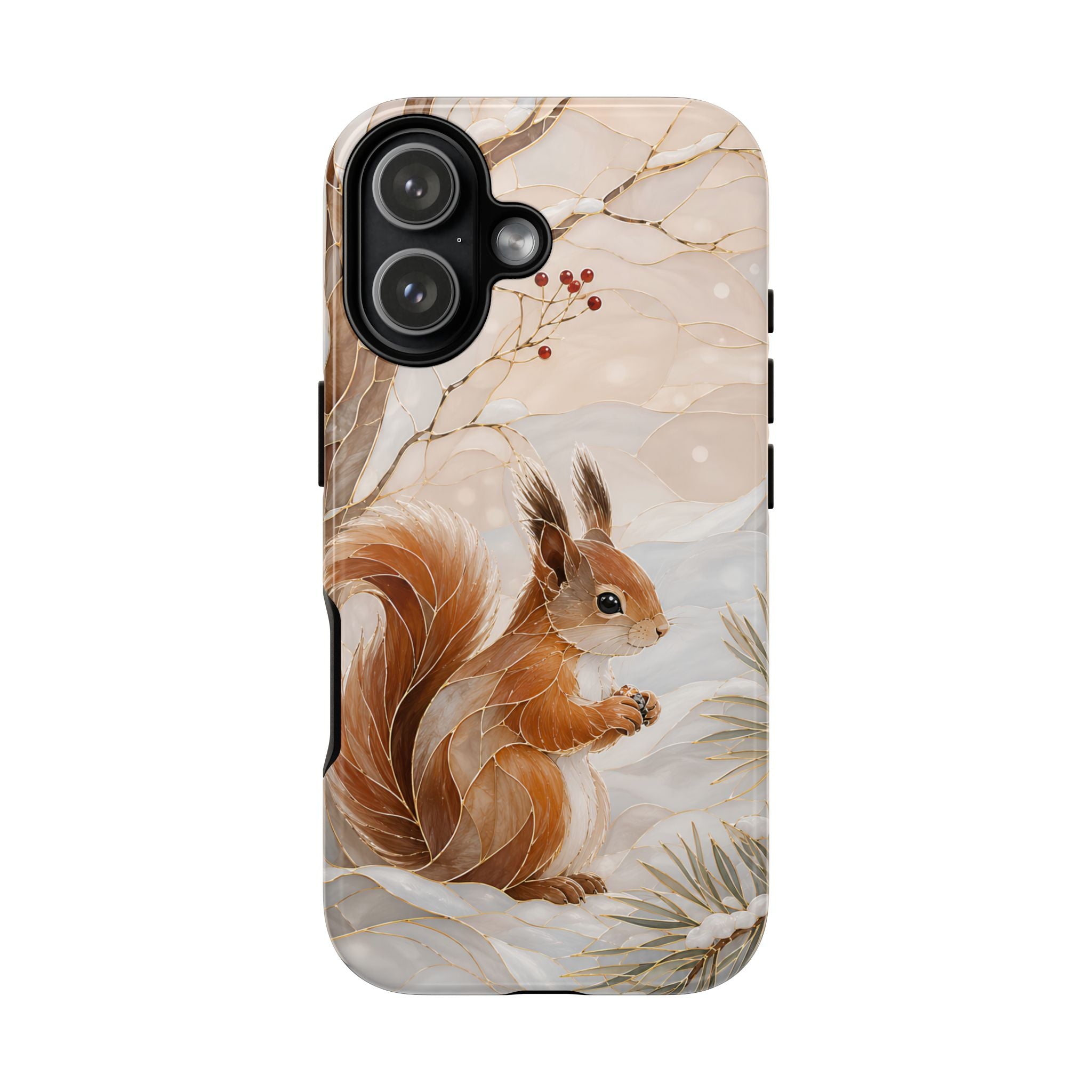 Squirrel iPhone Case | Winter Woodland iPhone Case