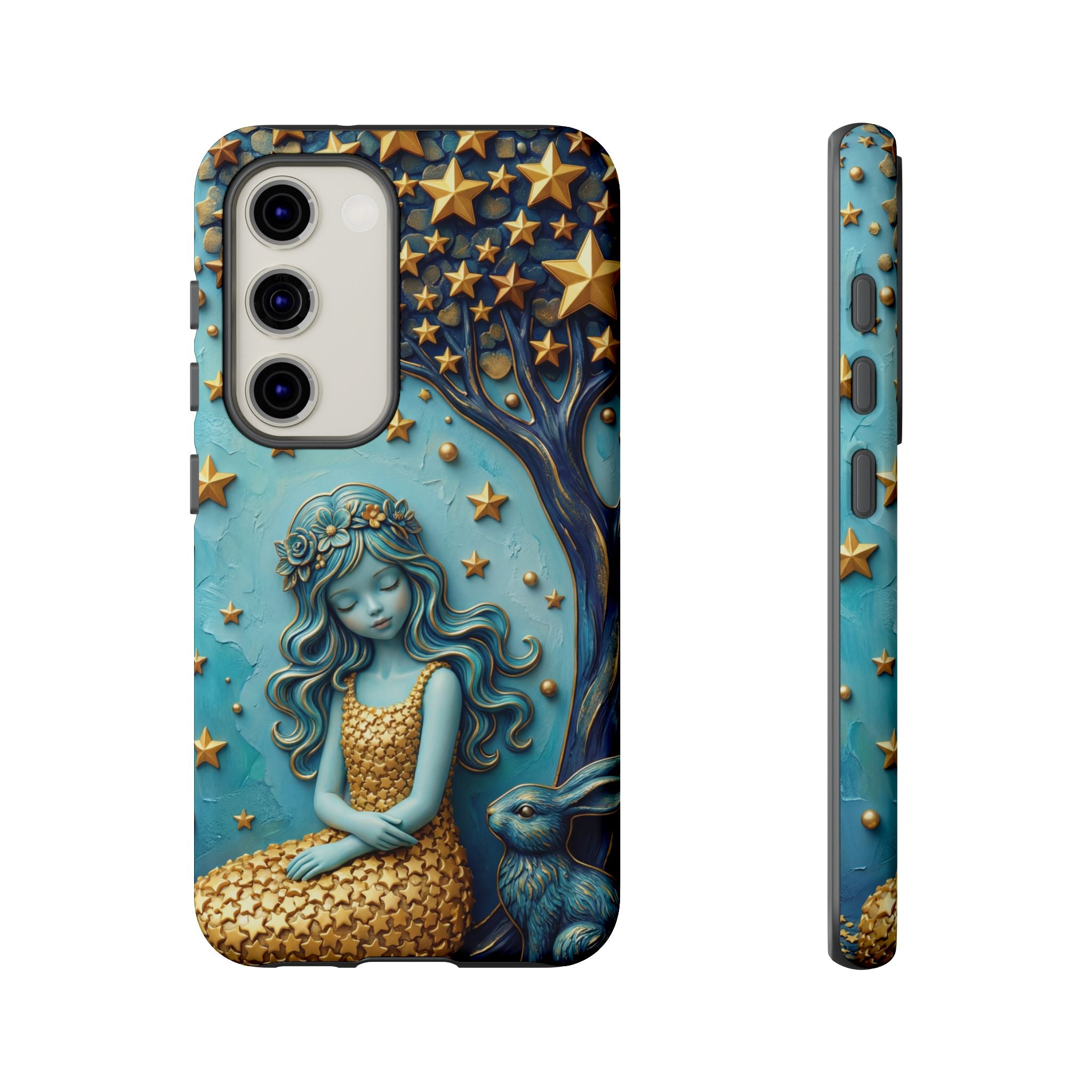 Dreamy Maiden & Star Tree Samsung Galaxy Phone Case