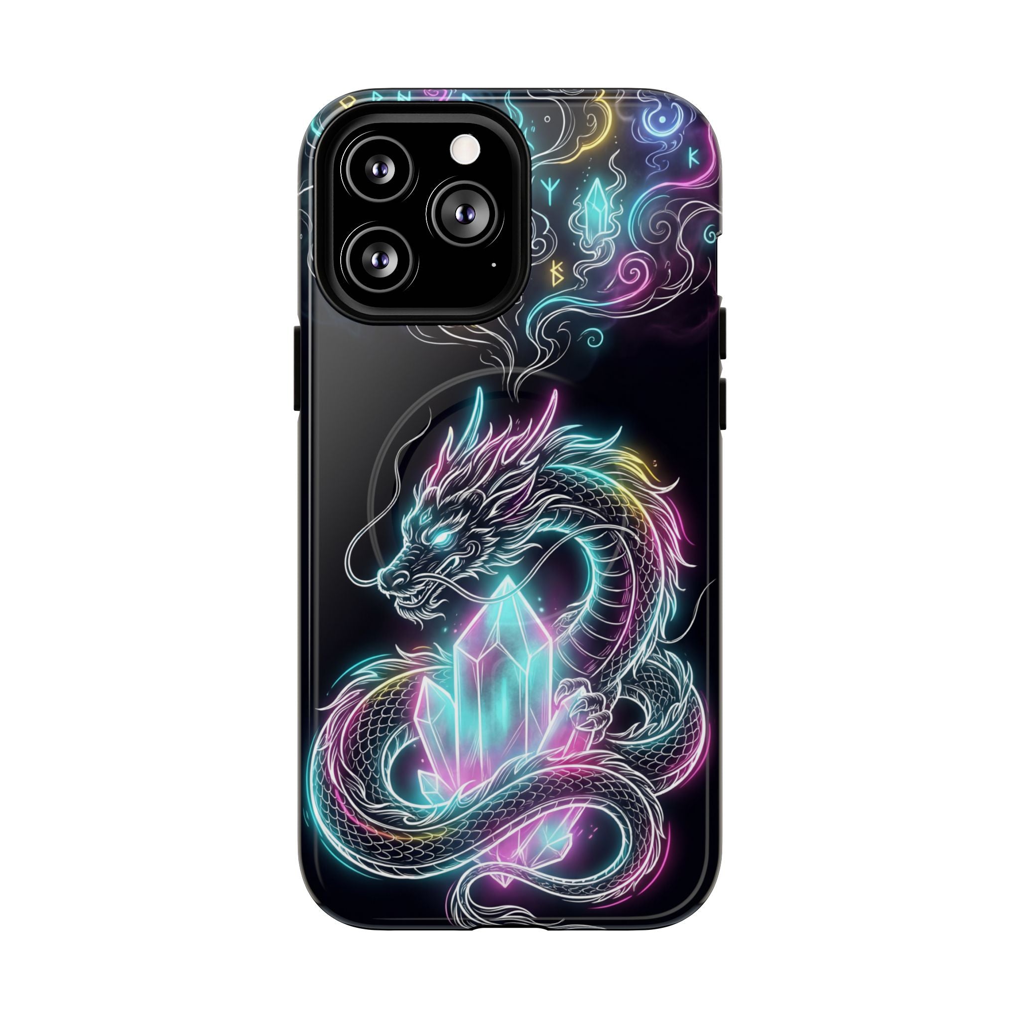 Neon Loong Crystal MagSafe iPhone Case