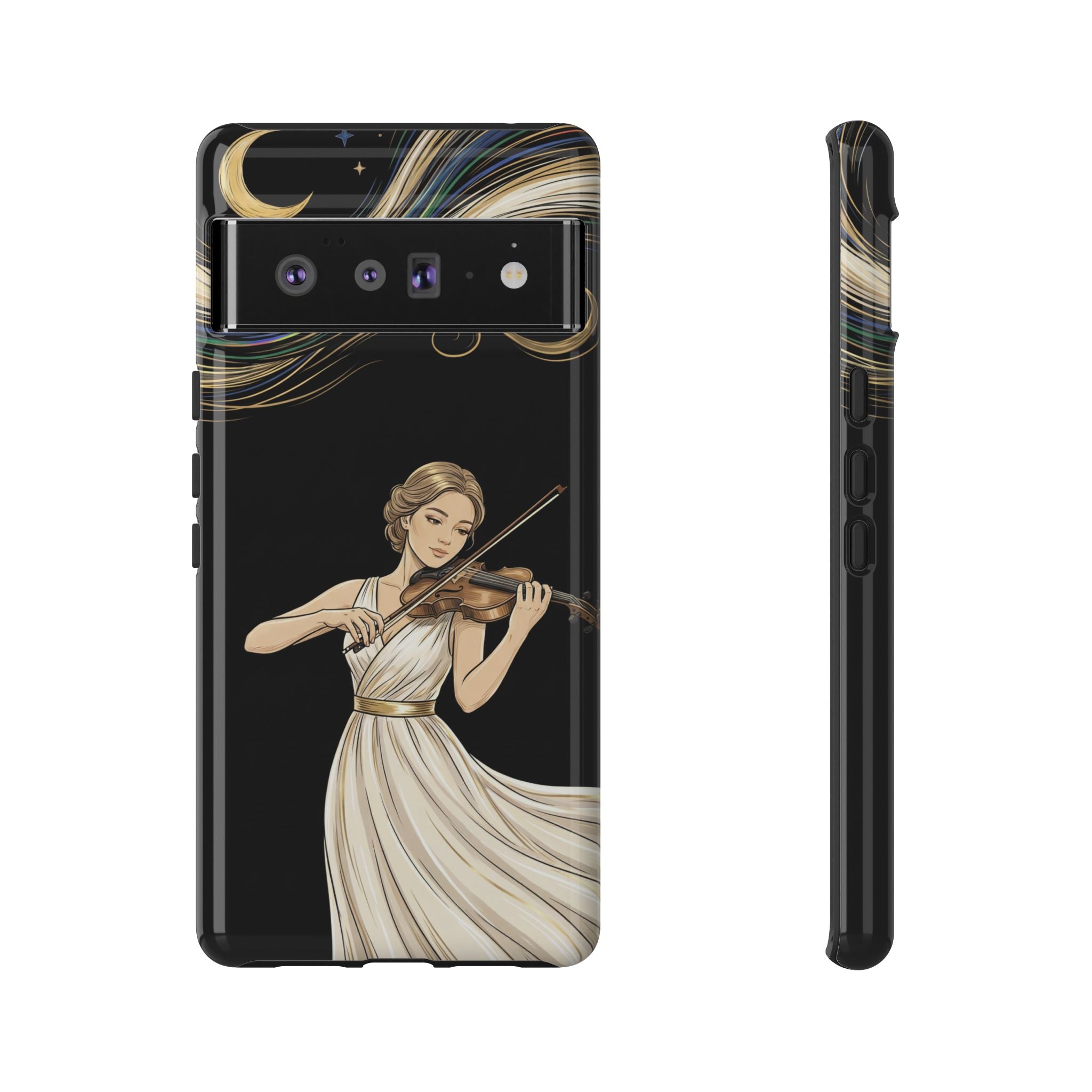 Violinist Google Pixel Phone Case | Elegant Classical Musicist Design