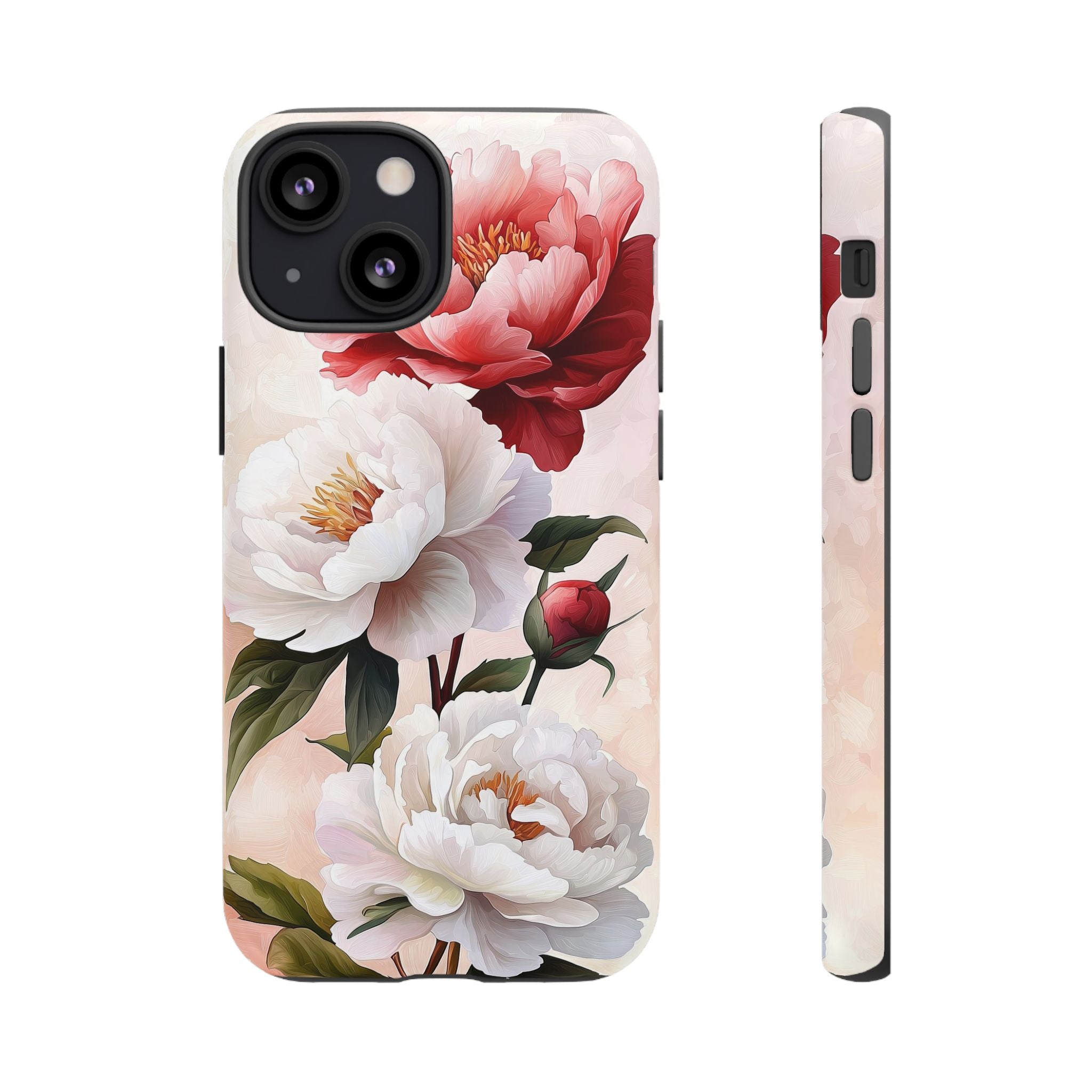 Floral Peony Tough iPhone Case