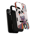 Panda Tailor iPhone Case | Cute Seamstress Cartoon