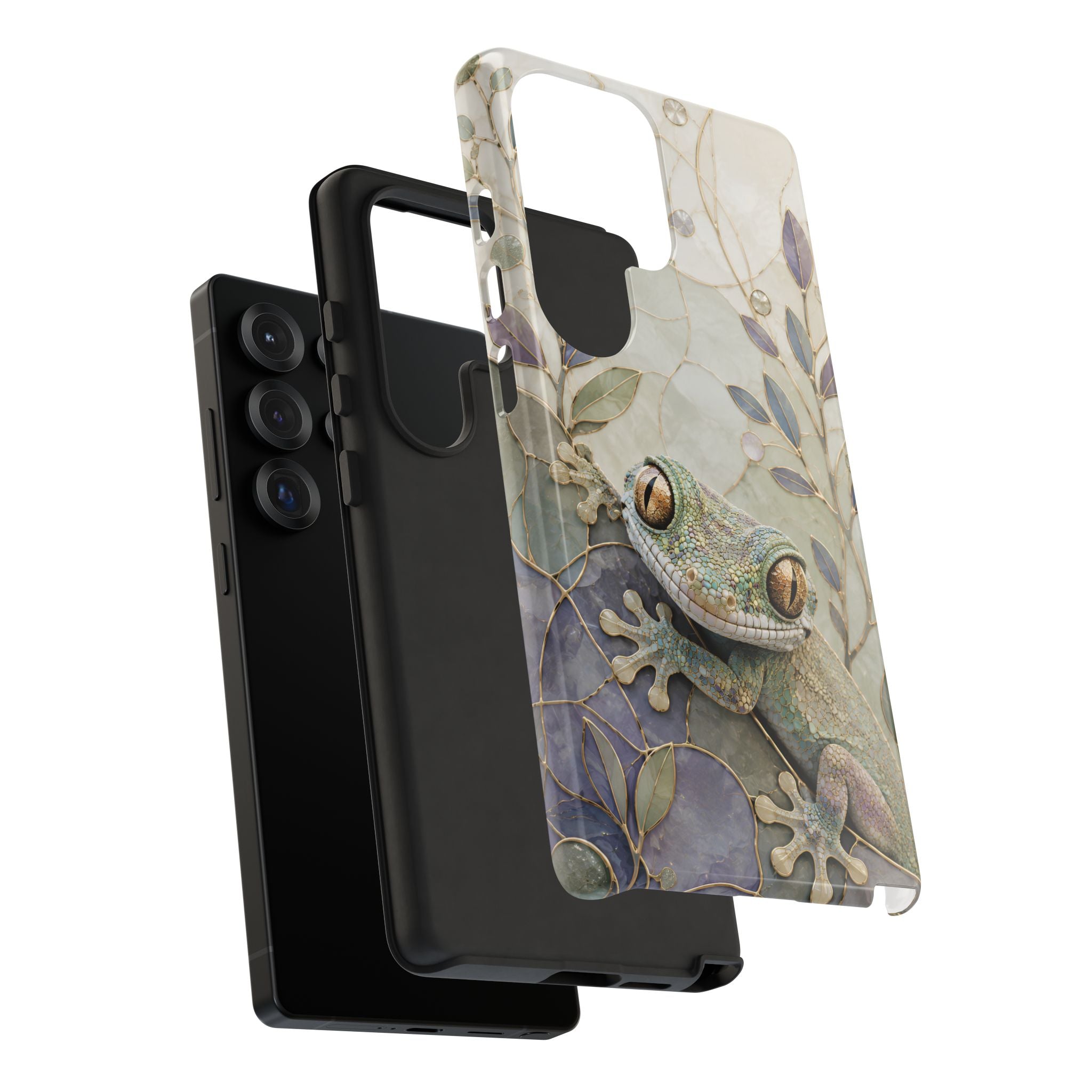 Tree Frog Samsung Galaxy Phone Case | Stained Glass Frog Cover