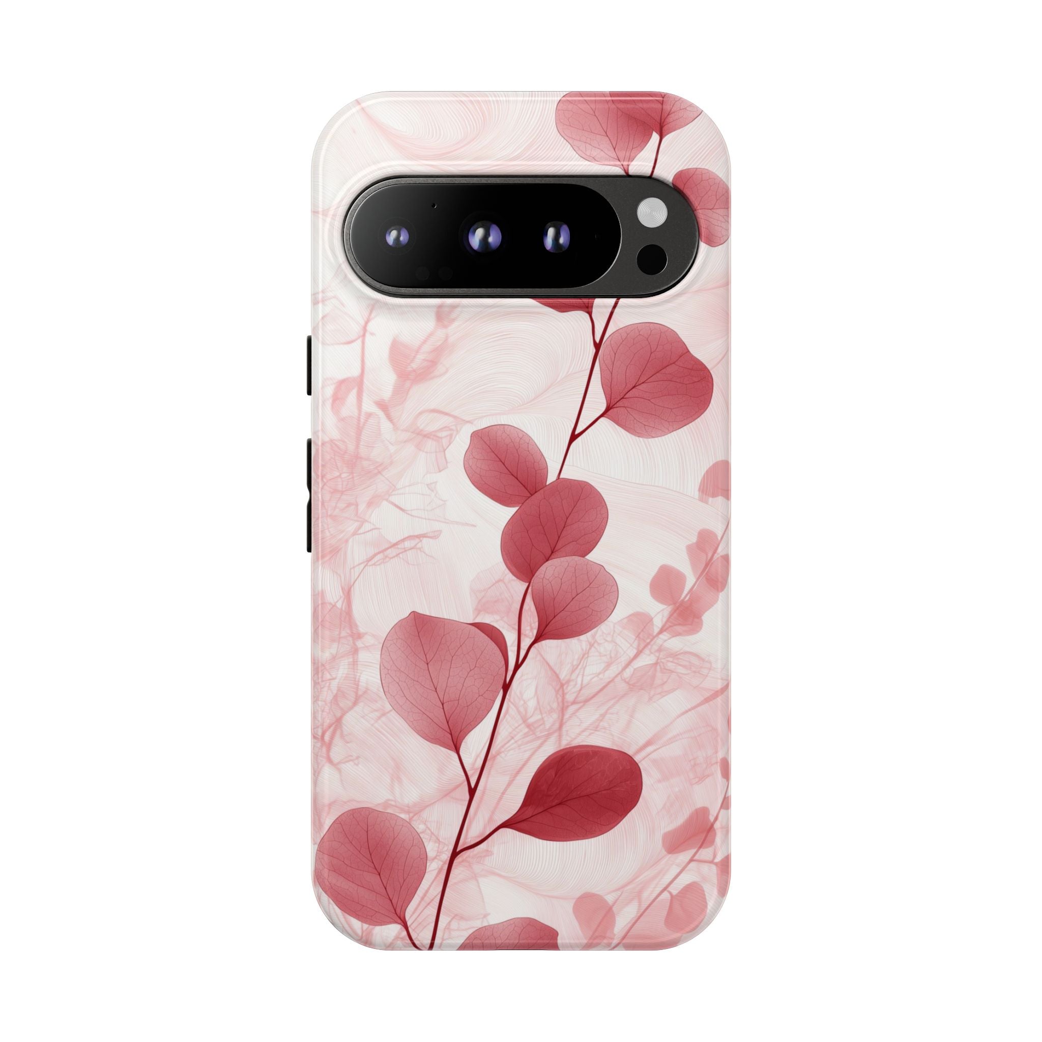 Pink Botanical Floral Eucalyptus Google Pixel Phone Case