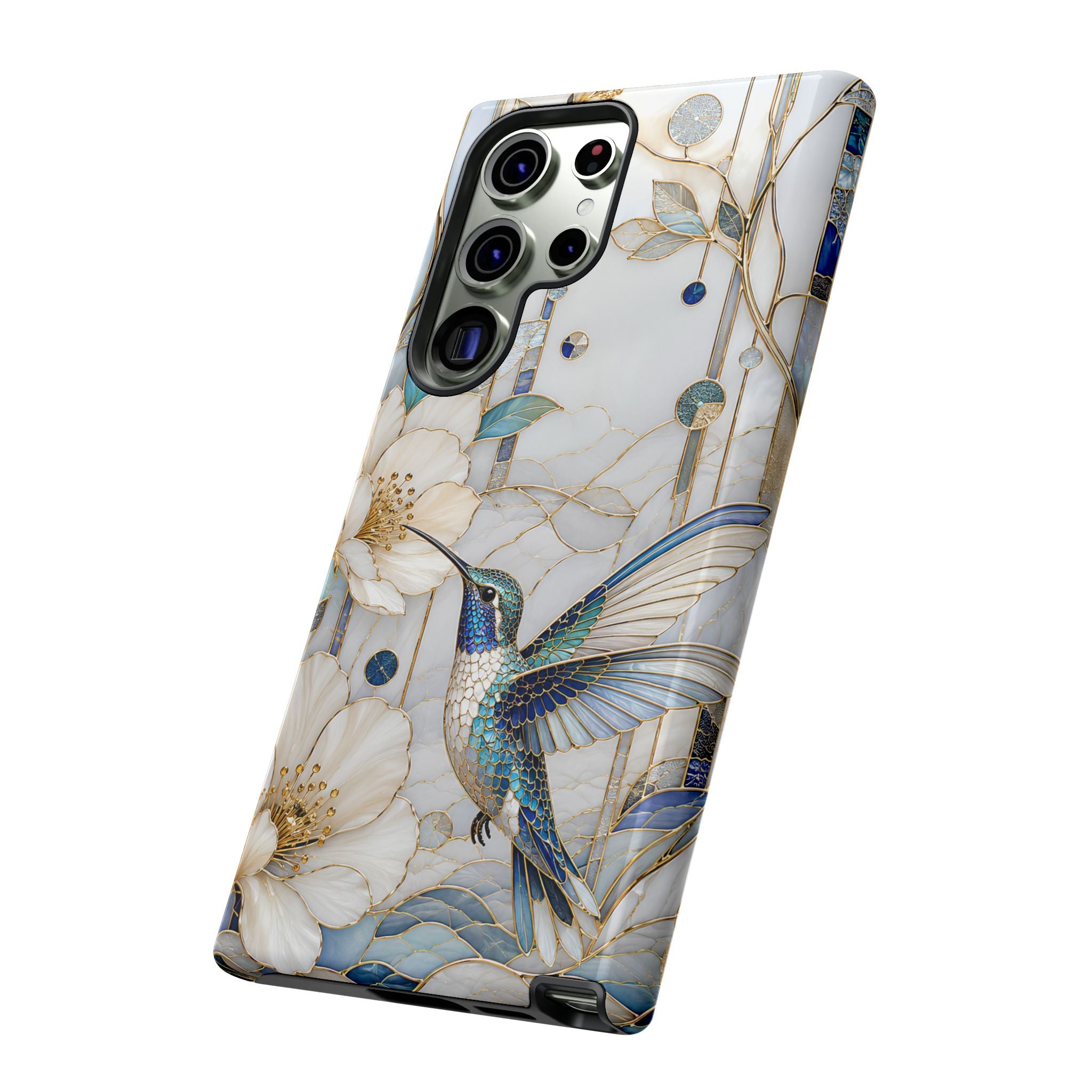 Hummingbird Magnolia Samsung Galaxy Phone Case | Floral Bird iPhone Case