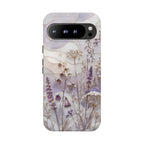 Stained Glass Wildflower Google Pixel Phone Case | Floral Meadow Phone Case
