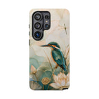 Kingfisher Samsung Galaxy Phone Case | Lotus Flower Phone Case