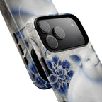Asian Zodiac Pig MagSafe iPhone Case | Blue & White Porcelain Slim Protective Shockproof Case| Year of the Pig Gift